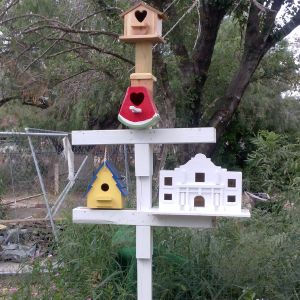 Nesting boxes and birdhouses are what I do as a hobby.