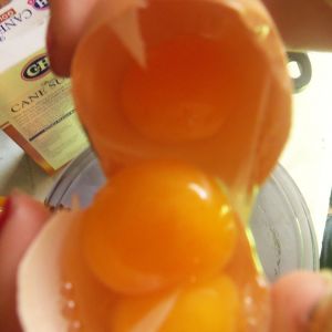 this is the first time I have ever seen a triple yolk egg. I have seen double but not a triple...