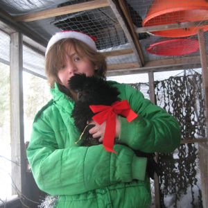 Heather and Miss Kitty