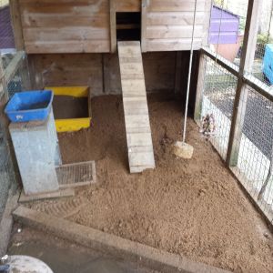 The new sand setup