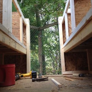 Inside while building