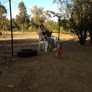 Just sitting chillin with my family