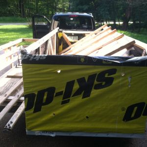 atv and snowmobile crates for free.  Great free lumber!