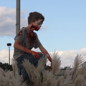Art from Montague, Bry thought ths was makeup well done. Its his thing. Theatre.!