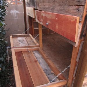 Access for nesting boxes