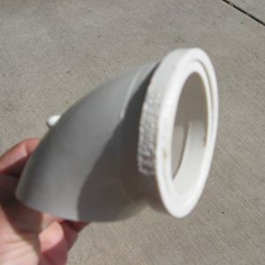 What the elbow looks like before insertion.