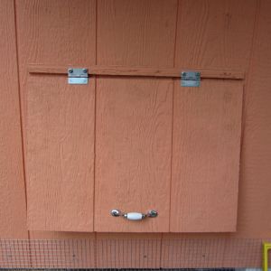 Outside nest box access door