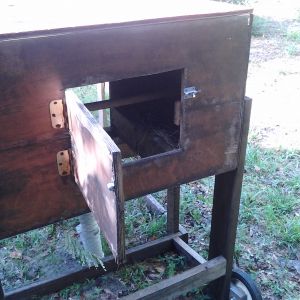 Entry to the nesting boxes