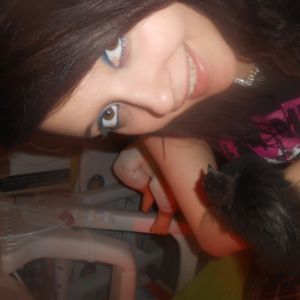 Ravyn and I again. She loves perching on my arm.