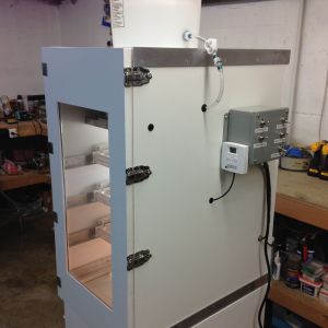 Built this Cabinet incubator over the last two months.