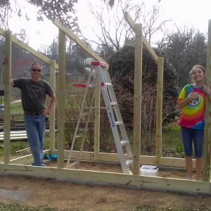 Mike and youngest daughter, Cassie