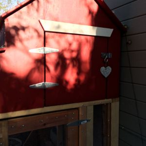 A little girly touch with the heart. Still looking for a weather vane.