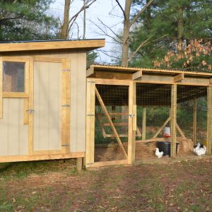 My coop and run.