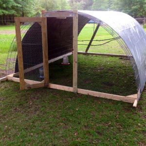 Portable turkey coop 12' x 10'.