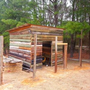 The "Chicken Inn", our big coop.