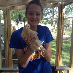 Morgan Lovin' on Olaf-5 wks