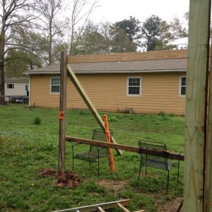 Coop/goat barn in progress