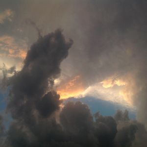 The last BIG storm we had, on its way in! (Lightning was going crazy)