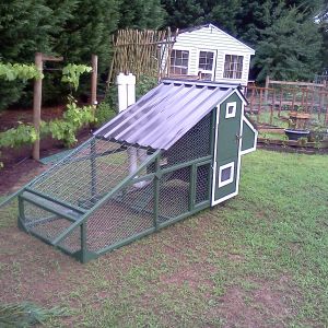 home made chicken coop