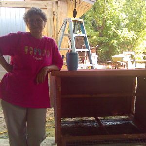 mom and my starter coop