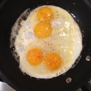 Double your pleasure with double-yolked eggs. Thanks Buffy!