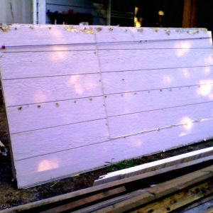 Procured free siding for the hen house structure. Some patching and paint once installed and it'll be fine.
