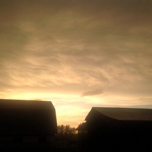 Sunset after a storm.