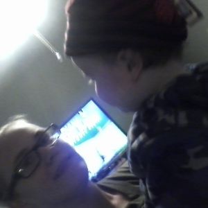 me and my little cousin