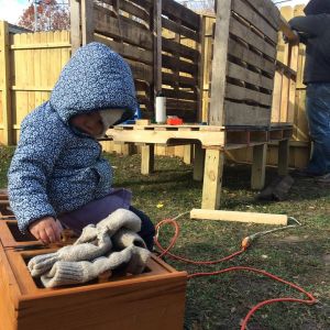tiny helper testing the strength of the nesting boxes :)
Nov 8 2014