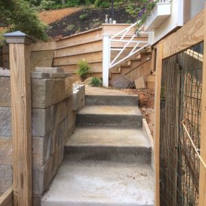 Lower stairs to coop
