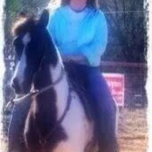 Blaze and I in a competition