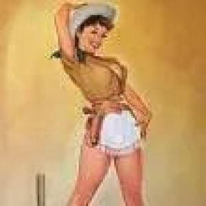 I love vintage cowgirl  pinup. :)
