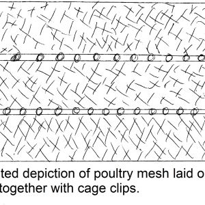 Poultry Mesh Layout Affix Clips