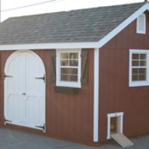 Chicken Mansion (Storage Shed converted to Chicken Coop)