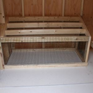 8 x 8 Chicken Coop's Cleaner Coop Cage - Tray pulls out easily form the outside for simple clean up