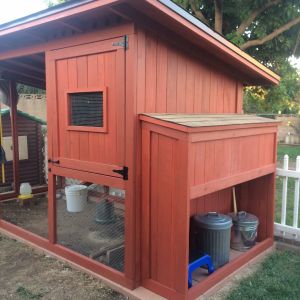 photo taken before doors were installed - shows storage underneath
