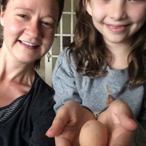 My very first egg, found by me and one of my piano students in June of 2013