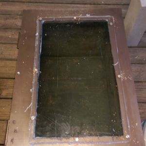 Plexiglas installed