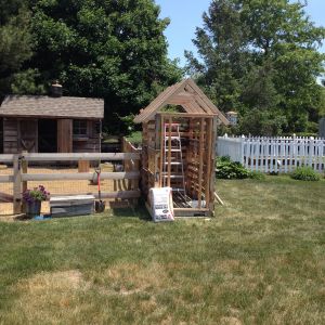 Building the potting/storage shed