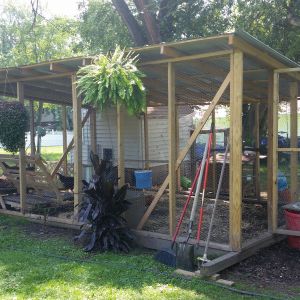 Here is my coop and run.