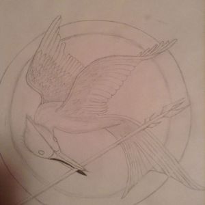 A Mockingjay from The Hunger Games