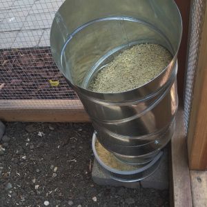 Feeder made with heating duct pipes