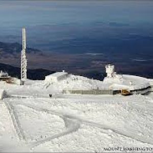 World Record Wind
For nearly sixty-two years, Mount Washington, New Hampshire held the world record for the fastest wind gust ever recorded on the surface of the Earth: 231 miles per hour, recorded April 12, 1934 by Mount Washington Observatory staff.
