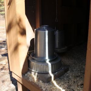 Heated Water Base on top of combo of old bricks and pavers.