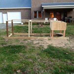Started on a chicken tractor for another buddy today. Weather was pretty for it.