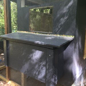 Nest box and plexiglass window
