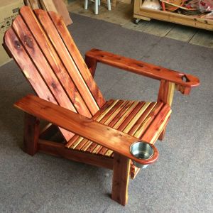 Cedar Adirondack chair