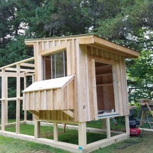 coop and run under construction