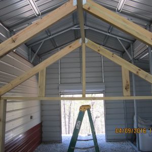 View of rear upper roof