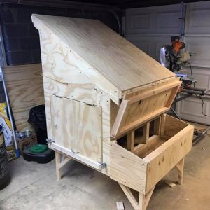 Nesting box walls up